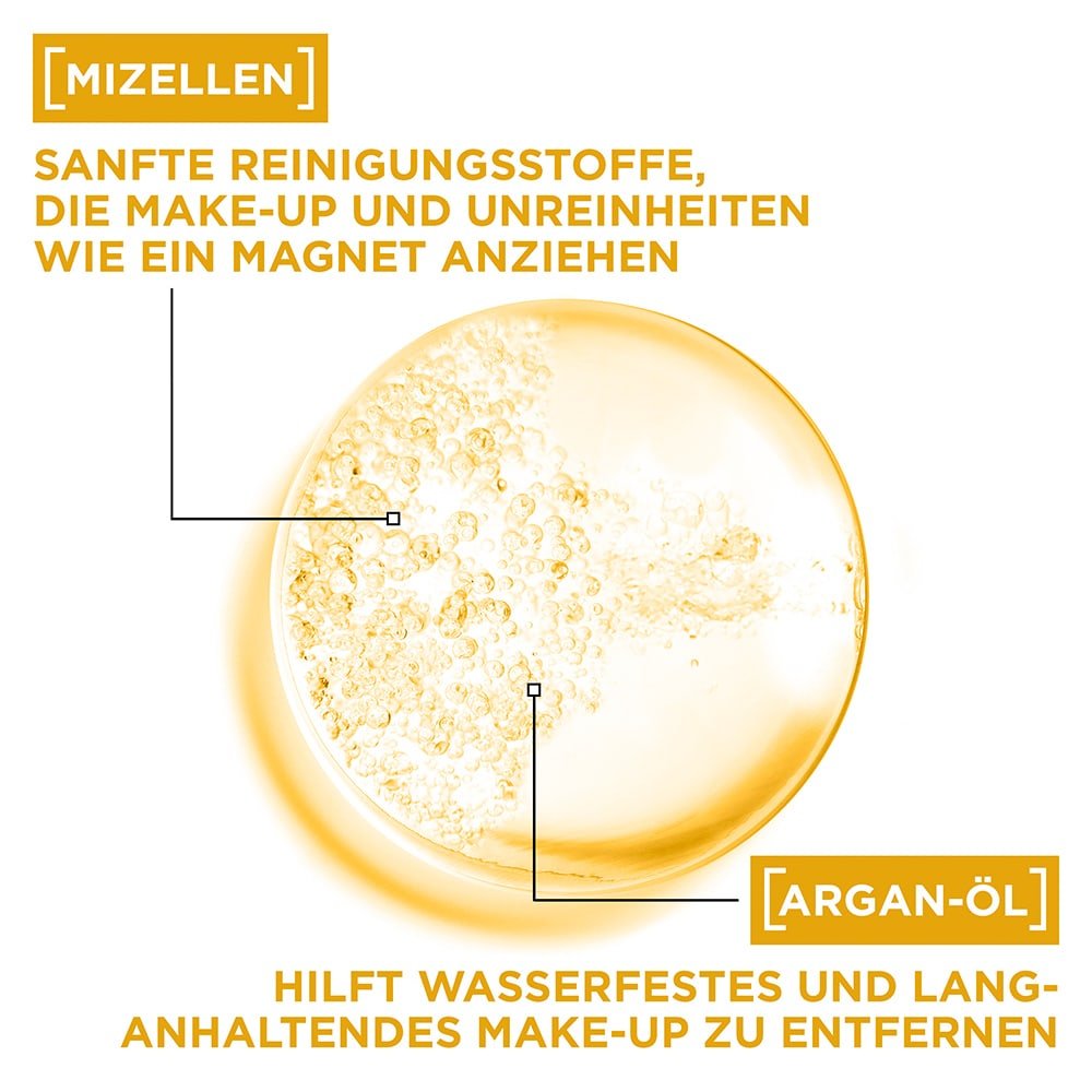 Inhaltsstoffe Mizellen und Argan-Öl